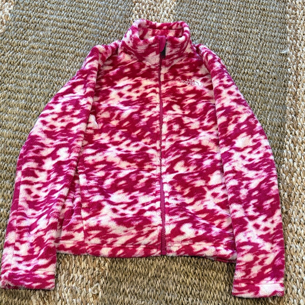 The North Face Pink and White Kids Jacket